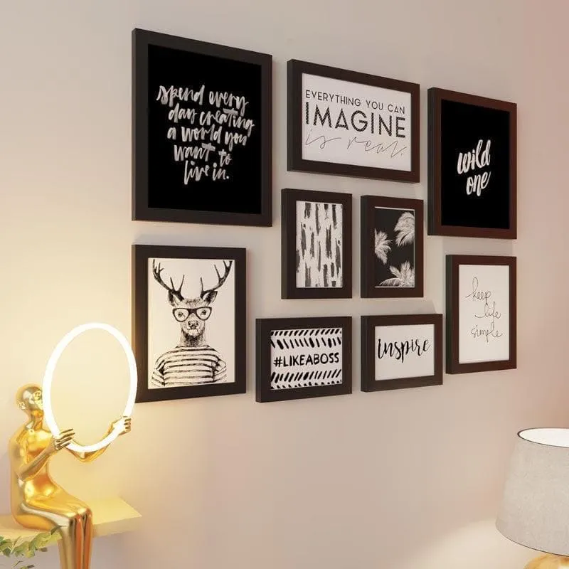 Keep Life Simple and Live Wall Art - Set Of Nine media 4