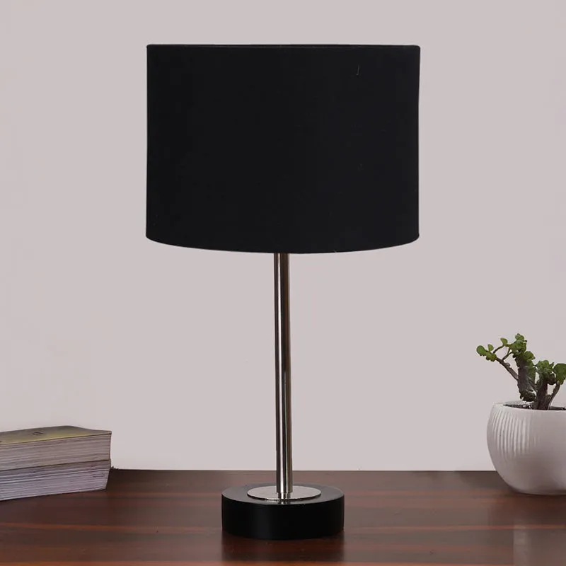 Cotin I Rodin Wooden Table Lamp - Black,Silver media 3