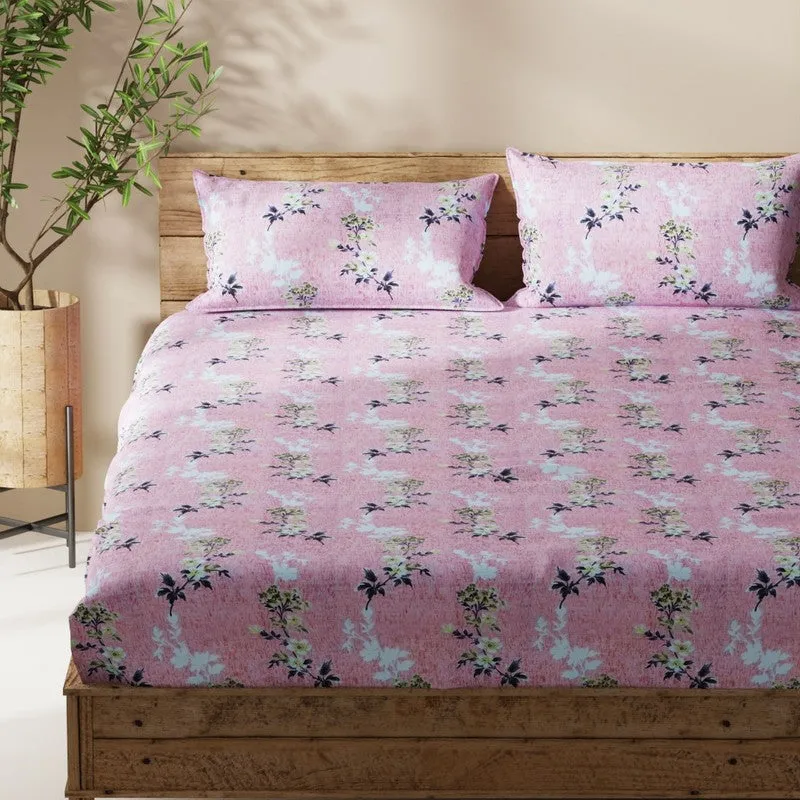 Ulrix Bedsheet (Pink) - 115 GSM media 4
