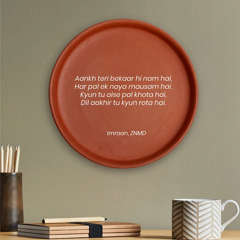 Aankh Teri ZNMD Terracotta Wall Plate media 3