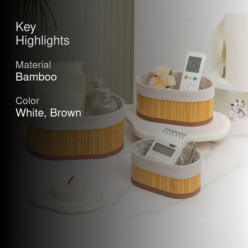 Rioware Calm Form Brown Desk Organiser - Set Of Three media 2