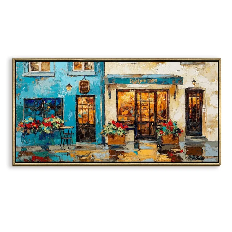 Glisten Canvas Wall Painting With Frame media 3