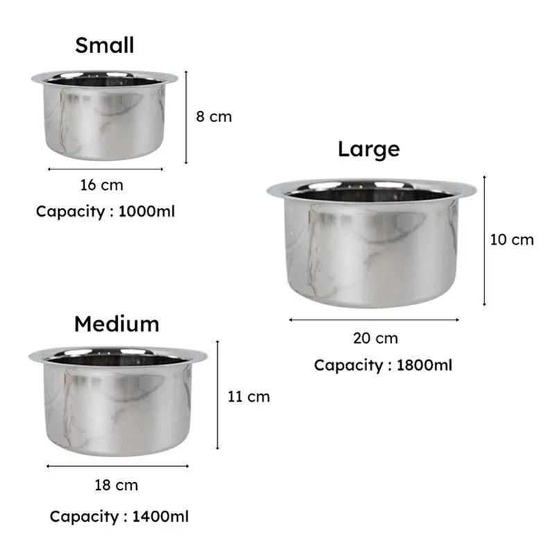 Avsa Stir Pot (1000/1400/1800 mL) - Set Of Three media 8