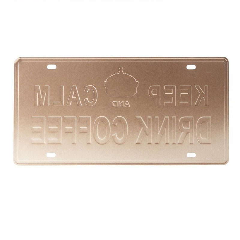 Keep Calm And Drink Coffee Sign Plate Metal Wall Accent media 7