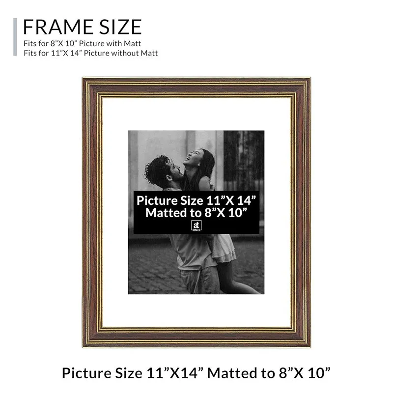 Troy Charm Photo Frame (Brown) - Set Of Four media 8