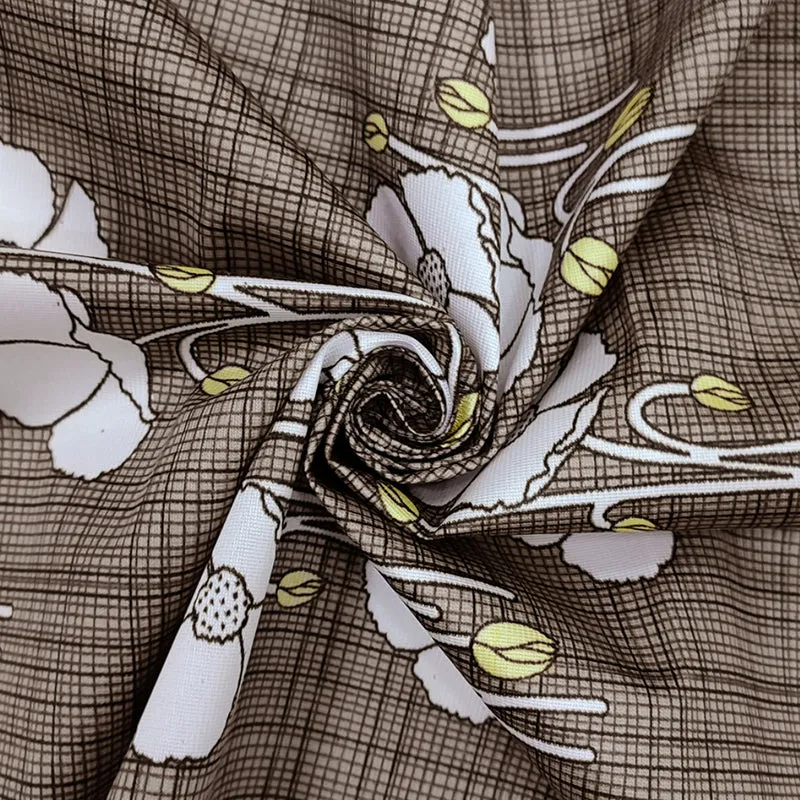 Ursula Floral Artificial Sik Curtain - Set Of Two media 5