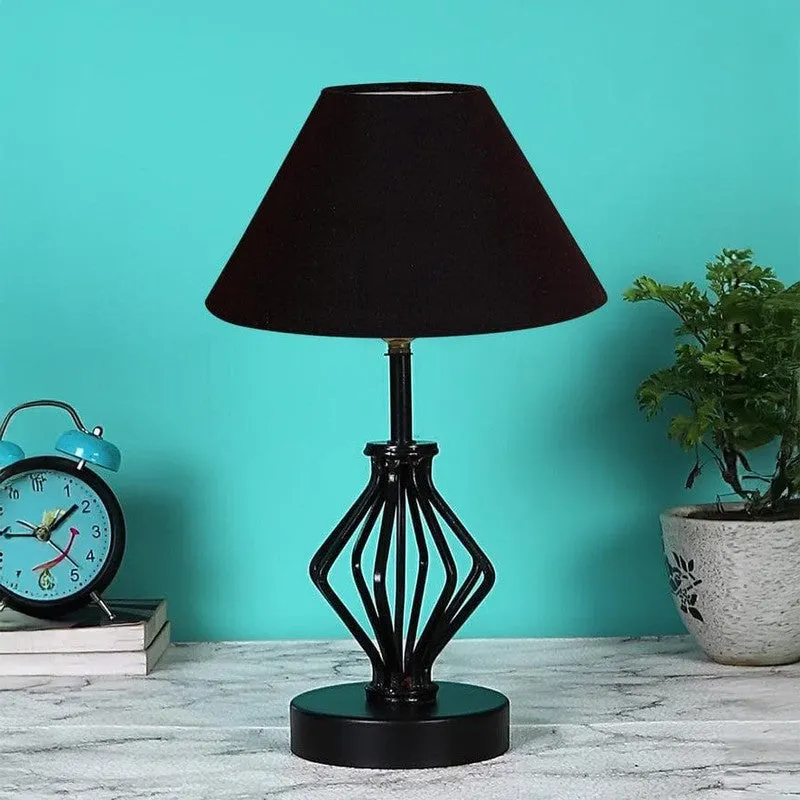Firefly Metal Fabric Table Lamp - Black media 3