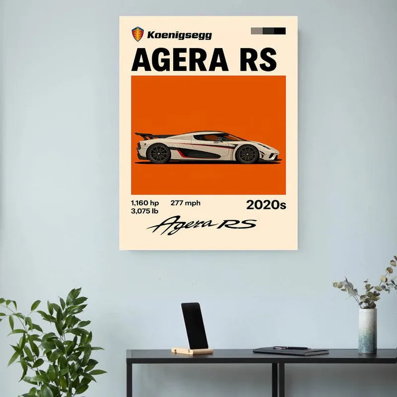 Agera RS Performance Wall Poster media 3