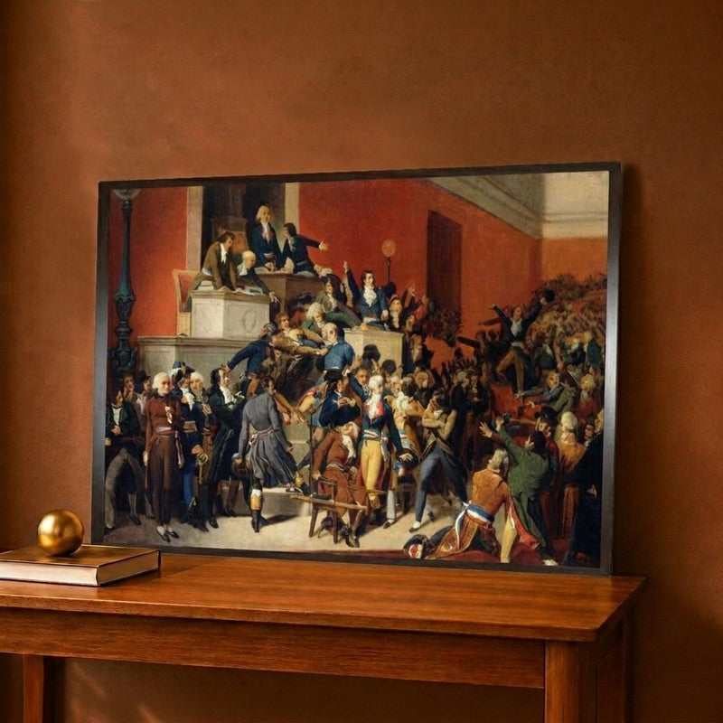 The 9Th Thermidor Canvas Wall Painting - 18 x 12 Inches