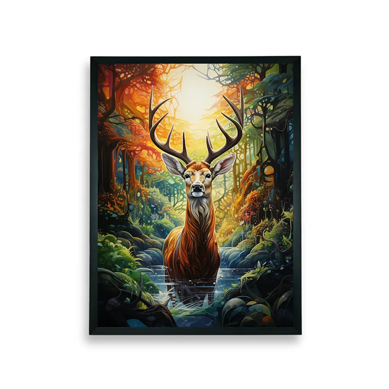 Wild Deer Canvas Wall Art media 7