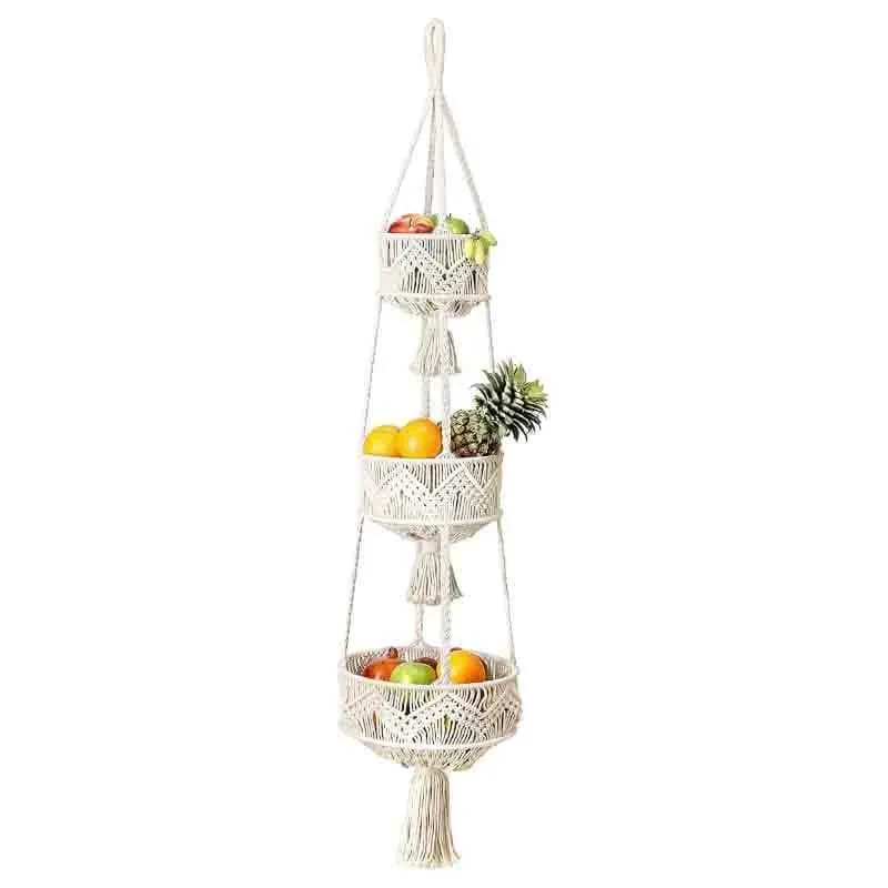 Morii Three -Tier Hanging Cotton Basket media 4