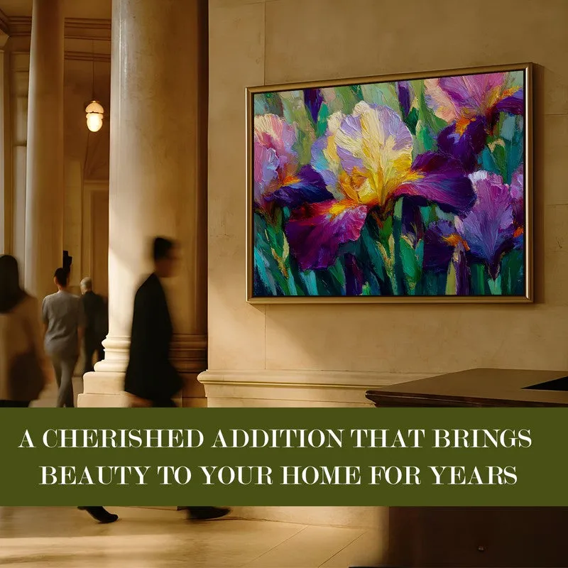 Silken Blossoms Canvas Wall Painting With Frame media 7