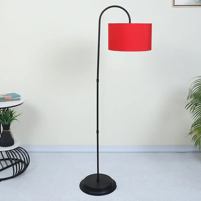 Lucciola Solid Arched Floor Lamp - Red media 3