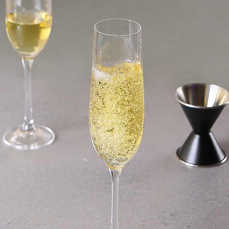 Timeless Bohemia Crystal Flute Glasseses (190ml ) - Set Of Six media 6