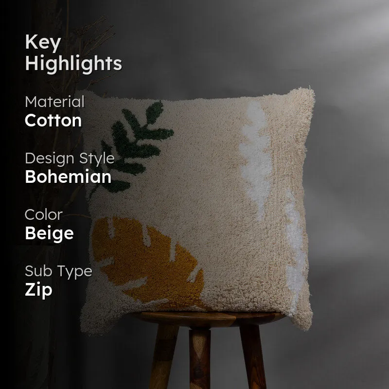 Ferna II Tufted Cushion Cover - Beige media 2