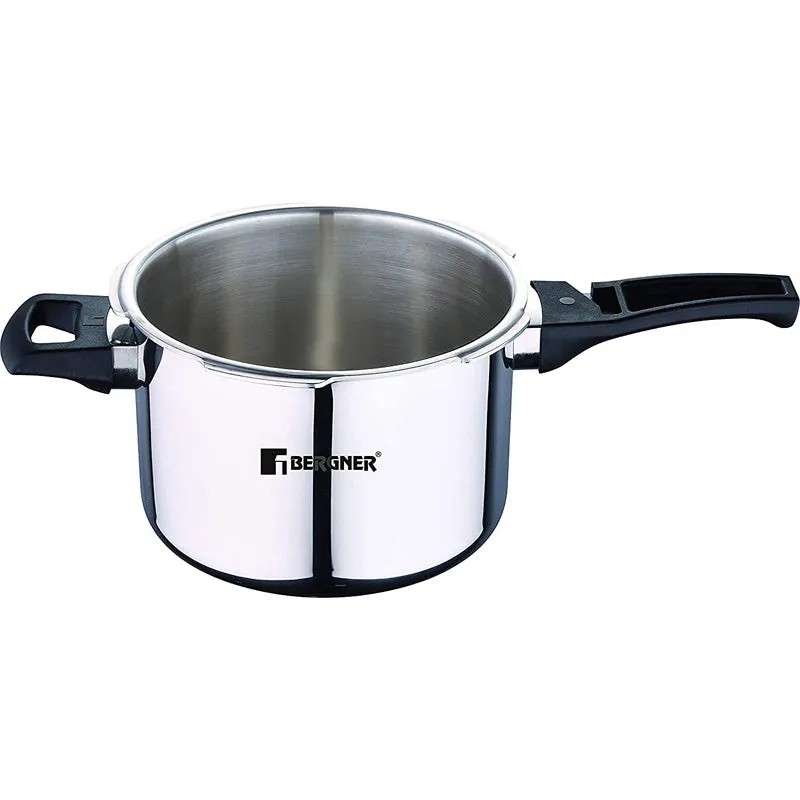 Bergner Argent Triply Pressure Cooker With Outer Lid - 3500 mL media 4