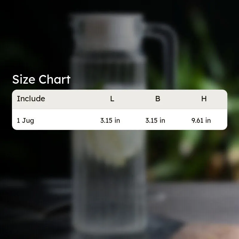 CrystalFlow Glass Transparent Jug - 1000 ML media 8