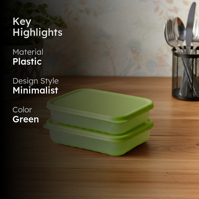Elvya Compact Container (760 mL Each) - Set Of Two media 2