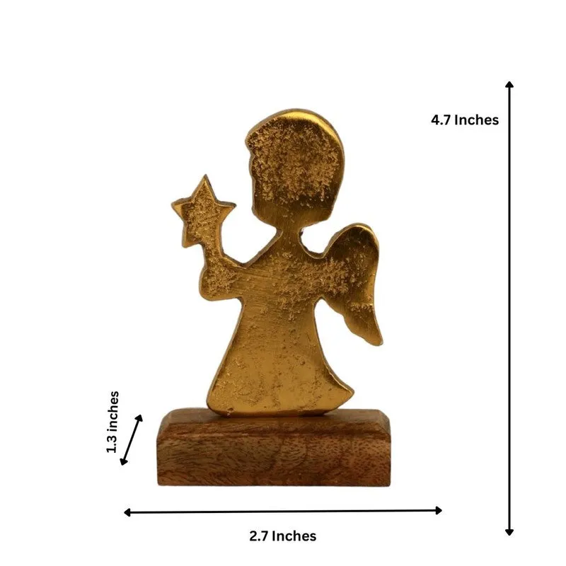Seraphic Aluminum Grace Angel Showpiece media 7