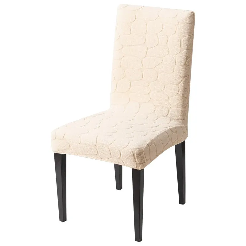 Elvra Classic Chair Cover-Beige media 3