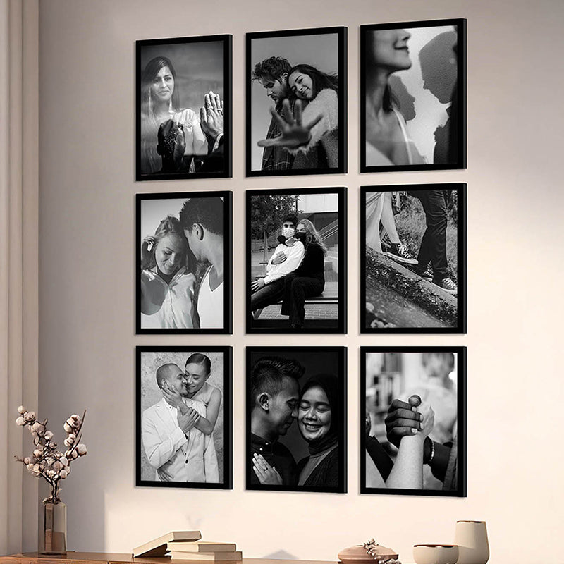 Ivanka Wooden Photo Frame (Black) - Set Of Nine media 5