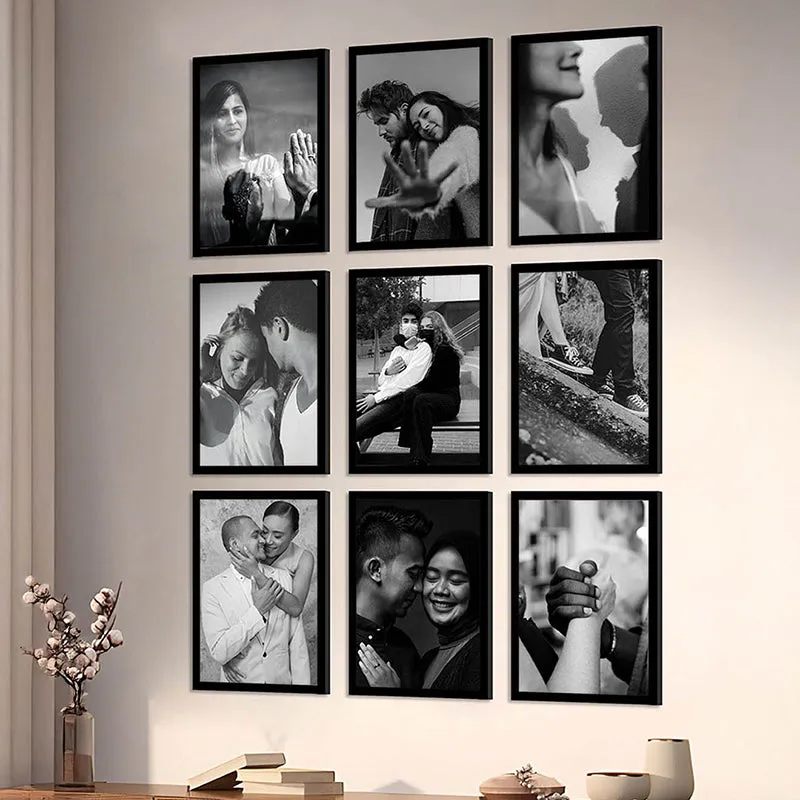 Ivanka Wooden Photo Frame (Black) - Set Of Nine media 5