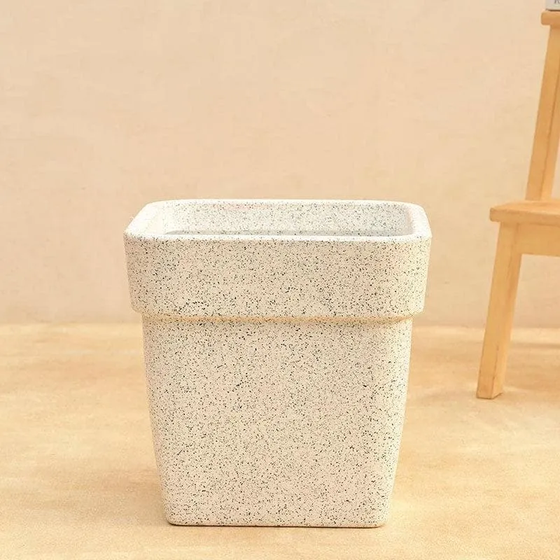 Ugaoo Barca Square Small Planter - White media 5