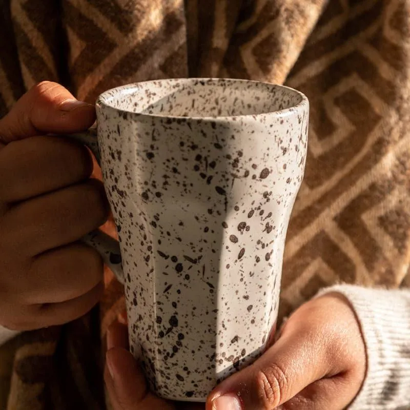 Masava Stoneware Coffee Mug (400 mL Each) - Set of Two media 4