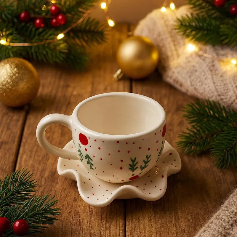 Petaline Ceramic Cup & Saucer media 1
