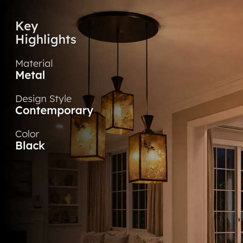 Botanic Glow Metal Cluster Ceiling Lamp media 2