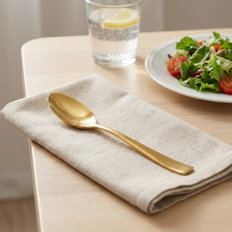 Caviar Stainless Steel Small Serving Spoon