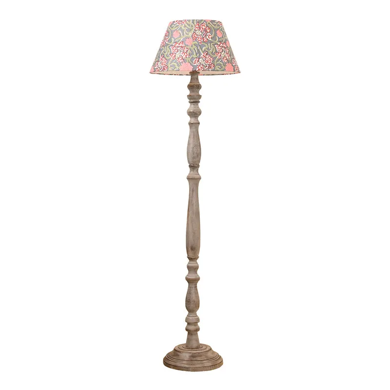 Hewn Cone Ethnica Floor Lamp media 3