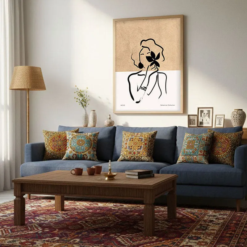Mystique Archival Canvas Wall Art - Natural Brown Frame media 3