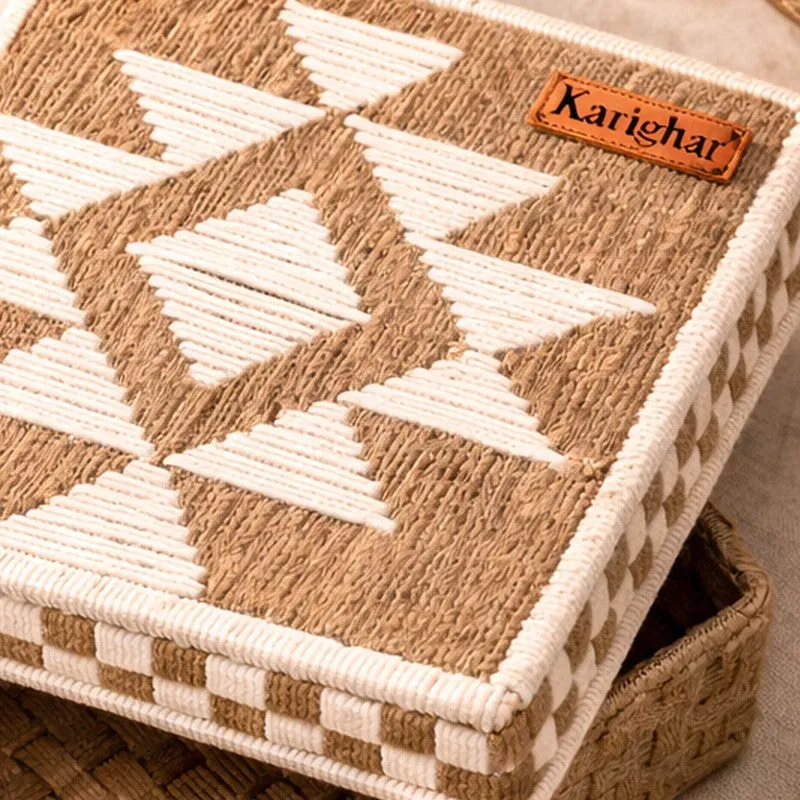 Saanjh Jute Storage Box media 6