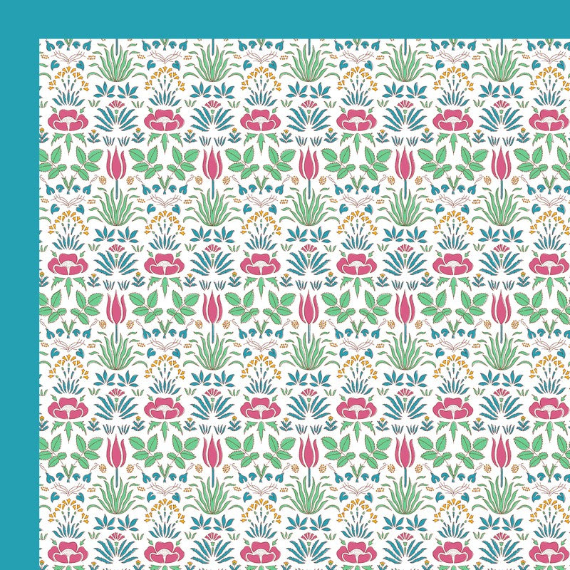 Rang Harmony Cotton Bedsheet (Pink,Blue) - 120 TC media 6