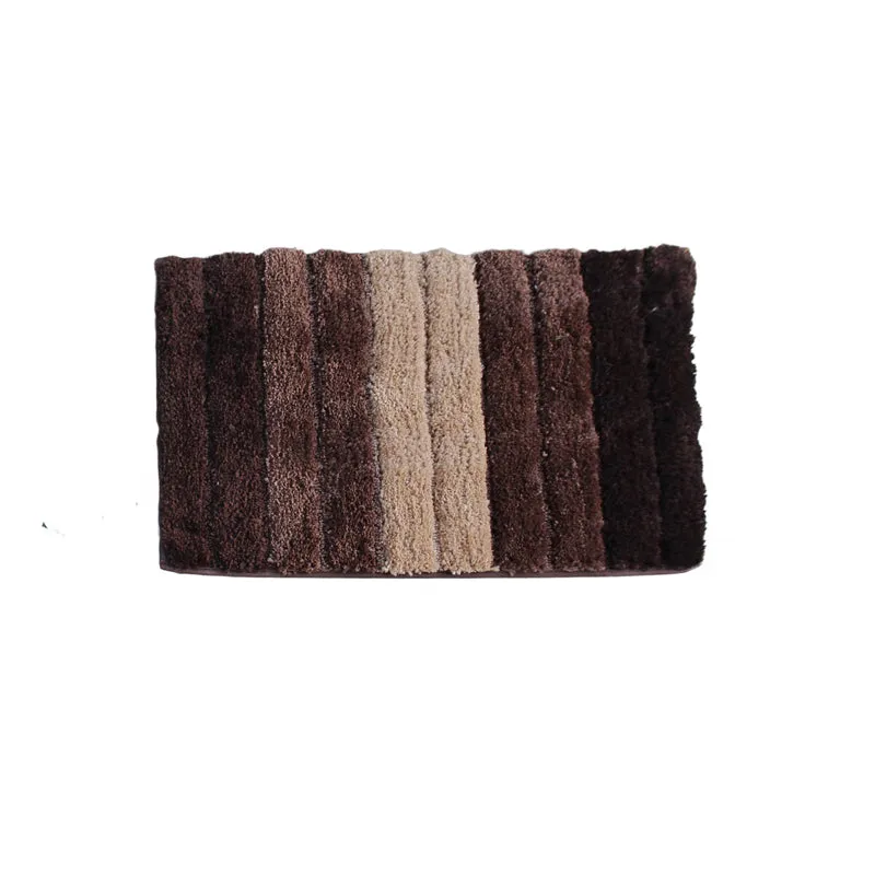 Line Luxe Bath Mat - Brown, Black media 4
