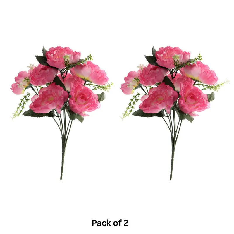 Fiora Artificial Rose (Light Pink) Set of Two media 3