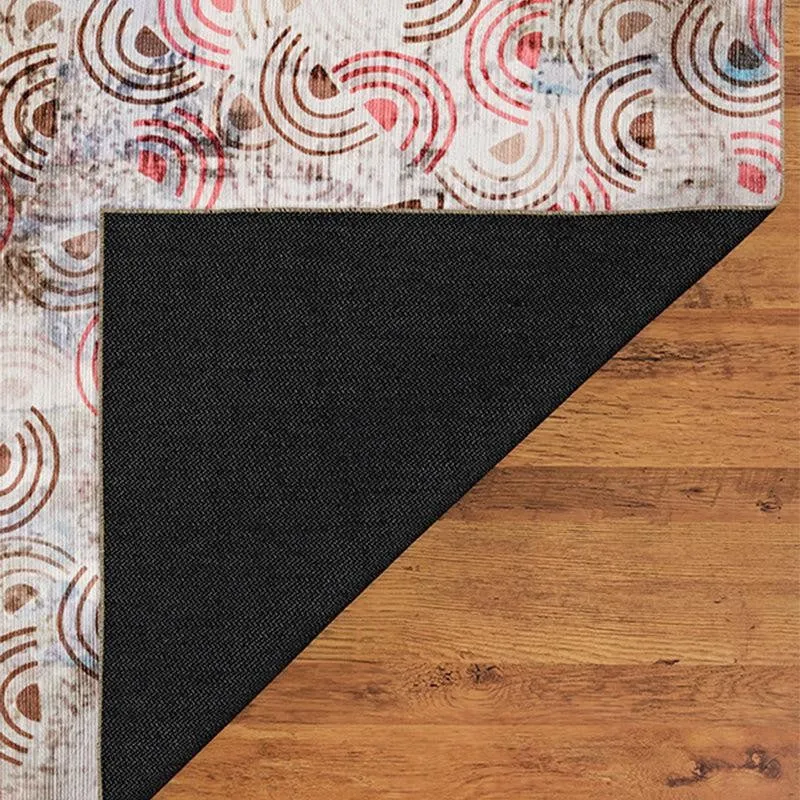 Carter Abstract Polyester Carpet - Red media 5