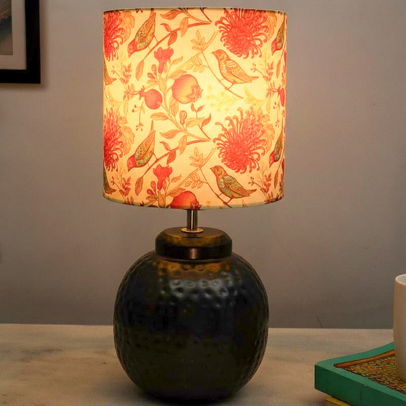 Marie Amarylis Fabric Table Lamp - Multicolor