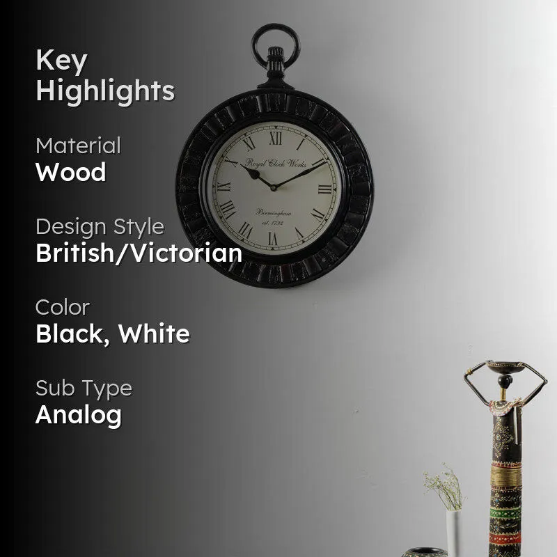 Vintage Hora Analog Clock media 2