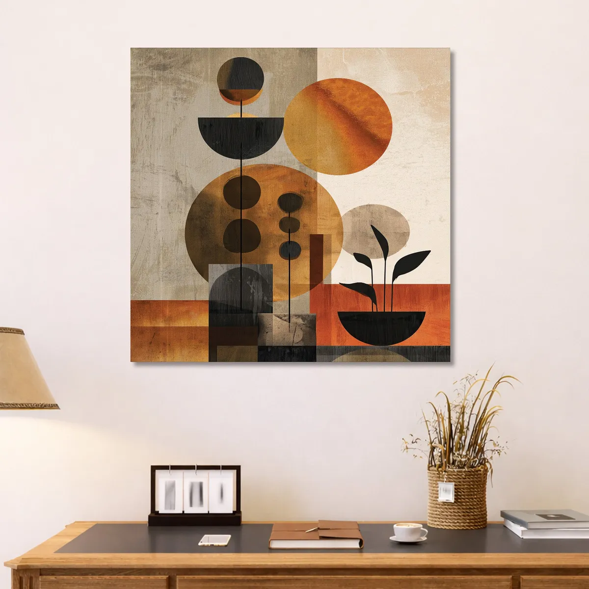 GeoCircula Canvas Wall Art media 3
