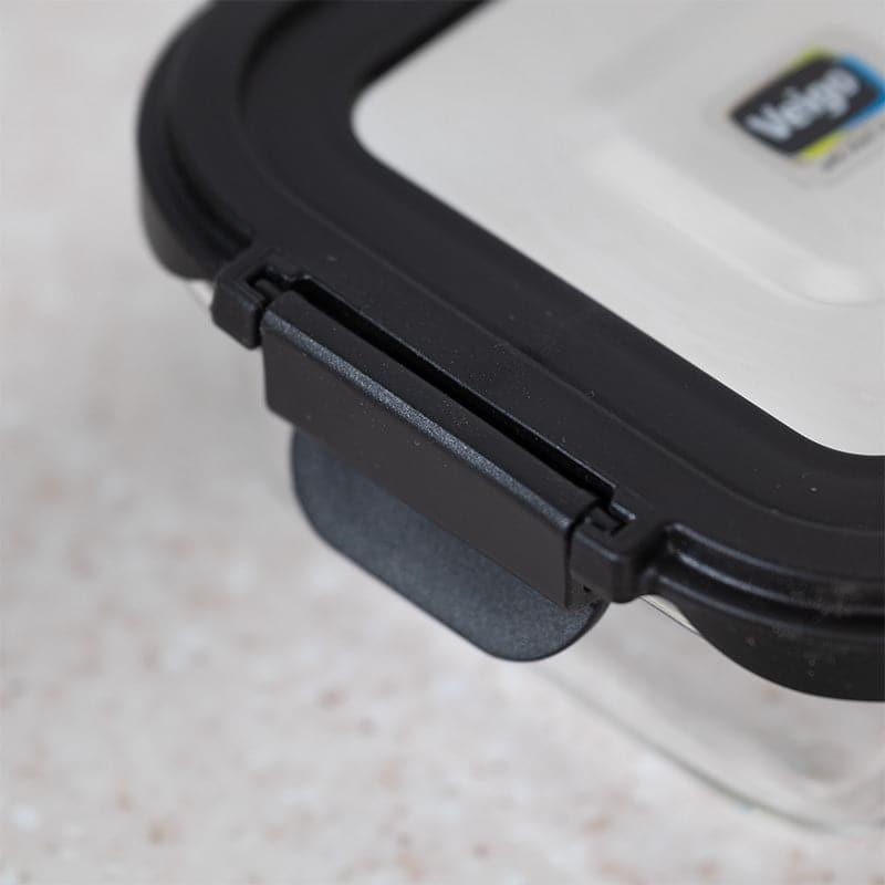 Timo Glass Lunch Box (Black) - 320 ML media 5