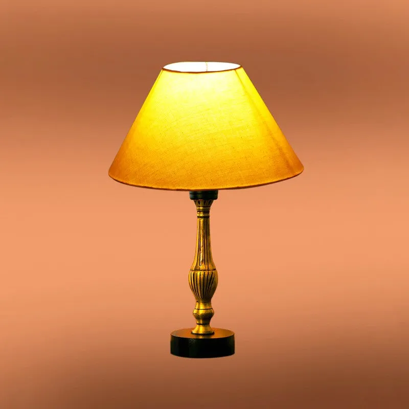 Aurelo Viro Wooden Table Lamp - Yellow media 6