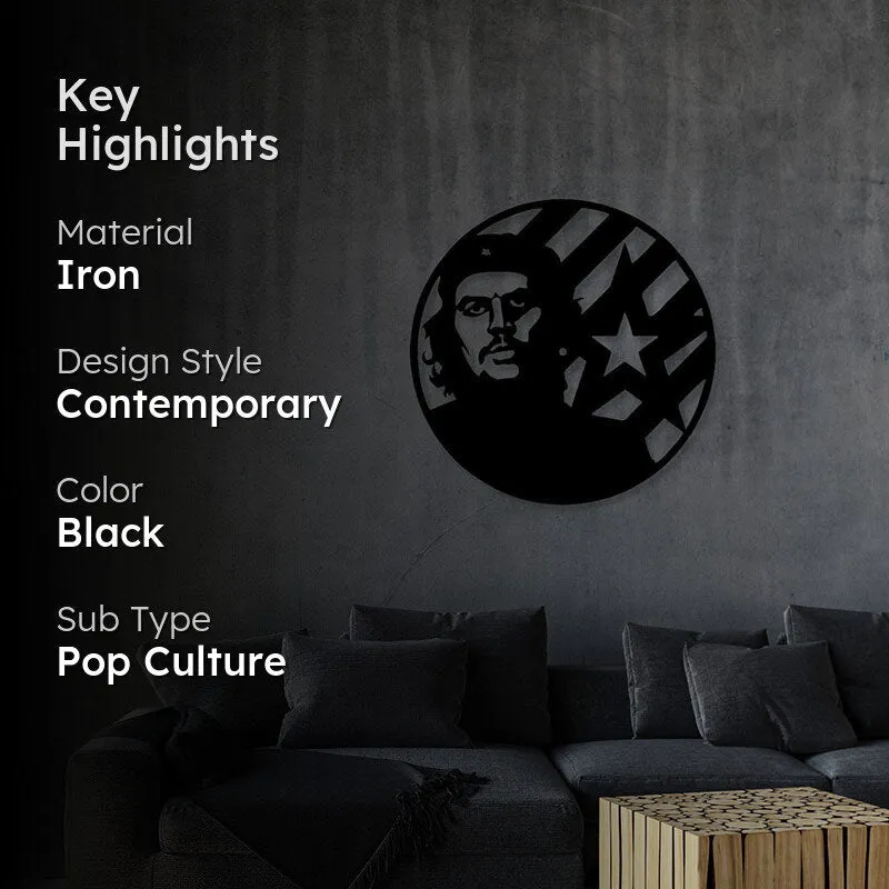 Che Guevara Black Iron Wall Accent media 2
