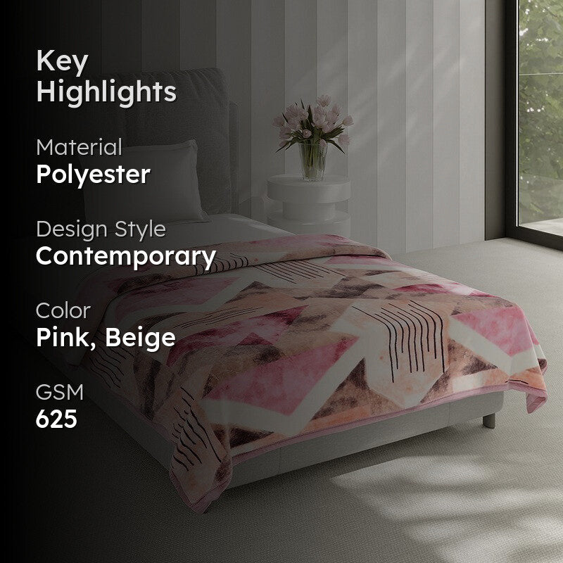 Monte Carlo Blush Dreams Blanket - 625 GSM media 2