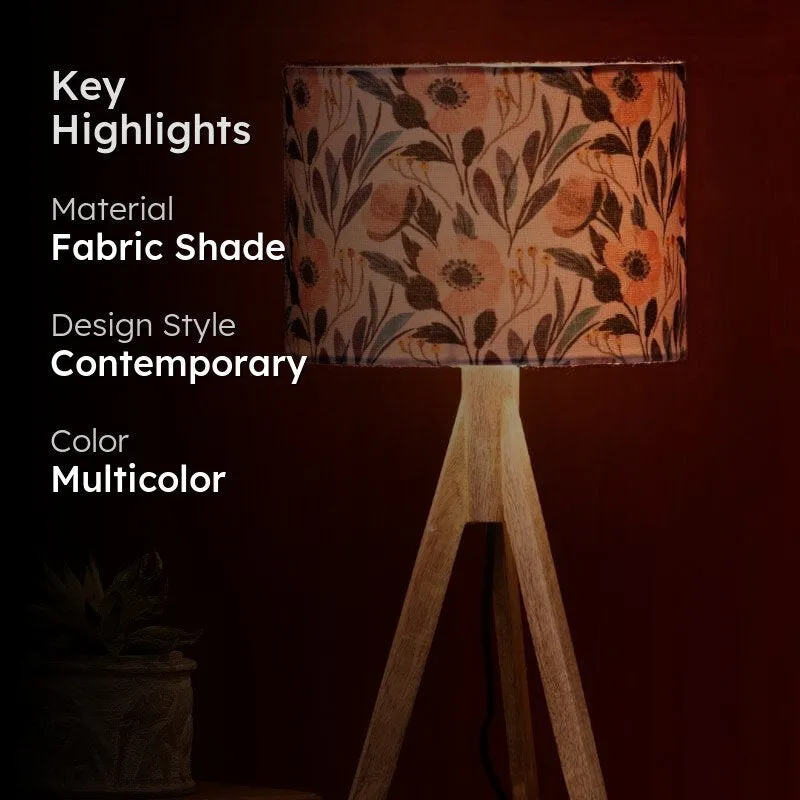 Pastel Party Tripod Fabric Table Lamp - Multicolor media 2
