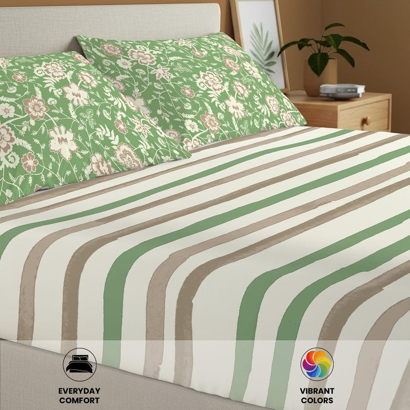 Urban Space Mridula Classic Cotton Bedsheet - 144 TC media 6
