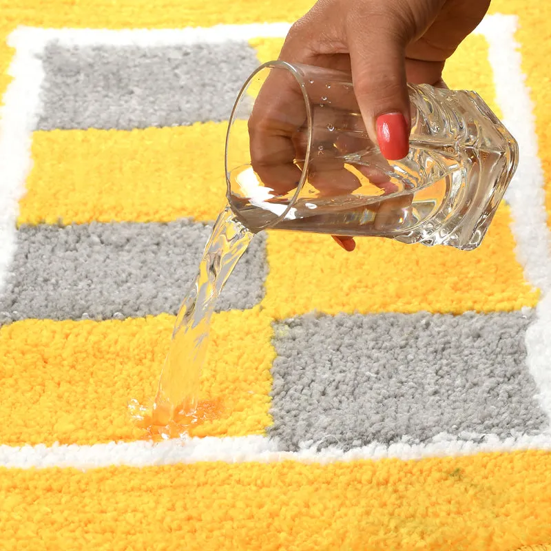 Zerix Cotton Bath Mat - Yellow media 5