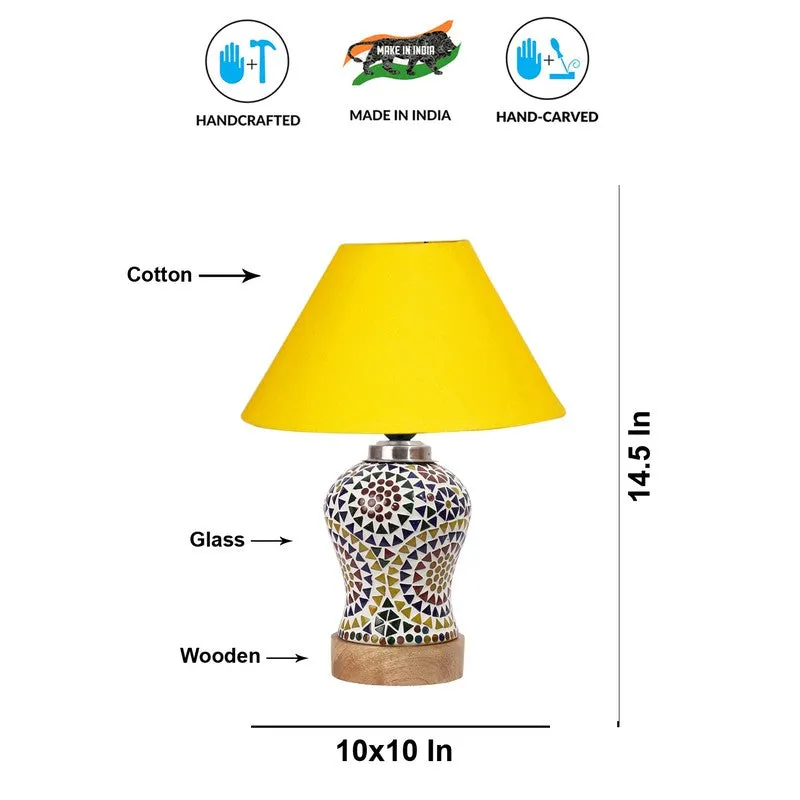 Halion Wooden Table Lamp - Multicolor media 9
