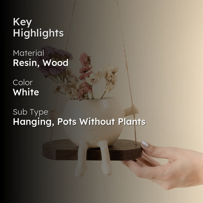 Humpty Face Hanging Planter media 2
